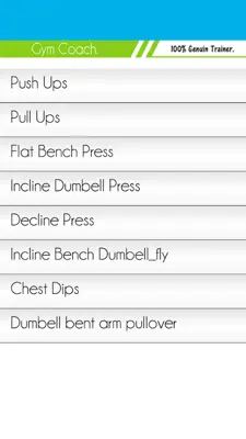 Gym Coach android App screenshot 3